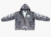 Load image into Gallery viewer, CAMO ZIP-UP (GRAY)
