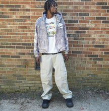 Load image into Gallery viewer, CAMO ZIP-UP (GRAY)
